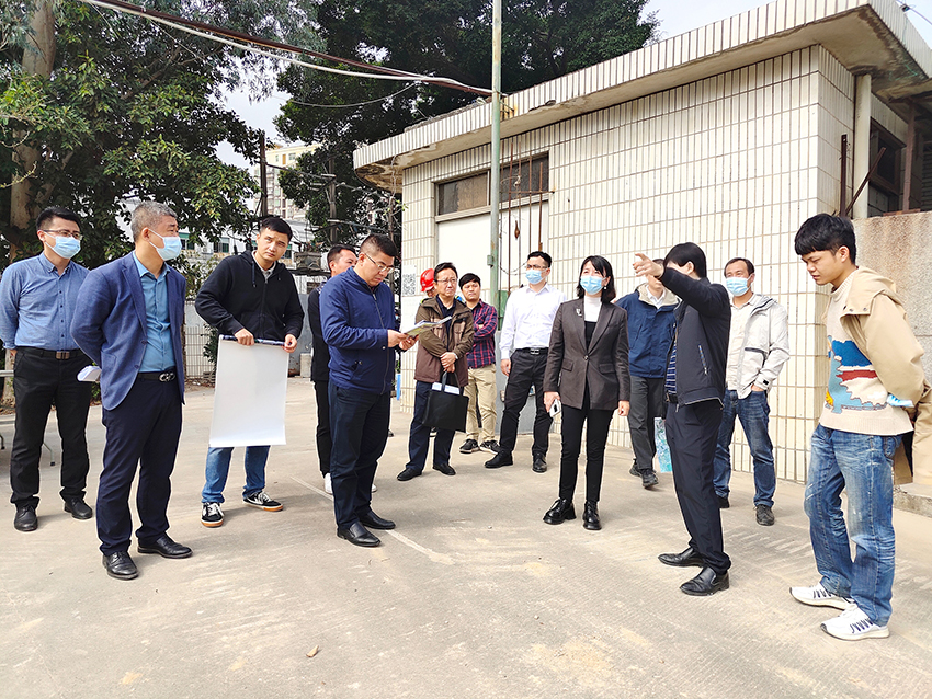 刘晓迎率队检查福城南土地整备项目安全生产及留用开发地整备情况